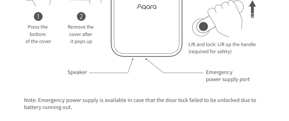 Aqara Smart Door Lock A100 Zigbee User Manual 3