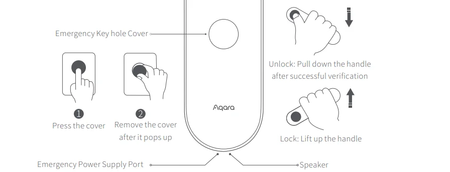 Aqara Smart Door Lock N100 Zigbee User Manual 2
