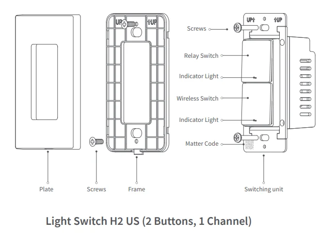 Aqara Smart Light Switch H2-1