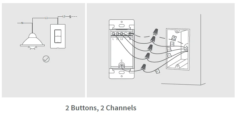 Aqara Smart Light Switch H2-22