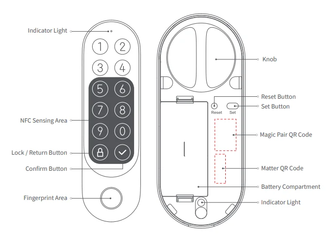 Aqara U200 Smart Door Lock 2