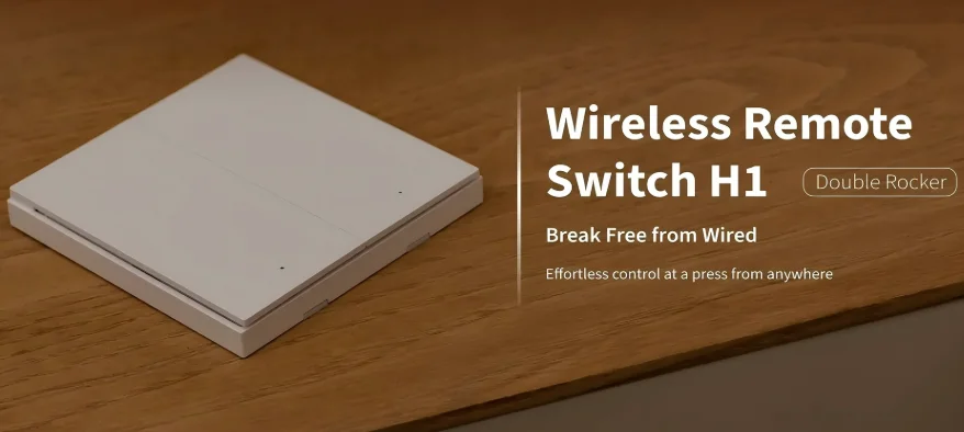 Aqara Wireless Remote Switch H1 Double Rocker User Guide