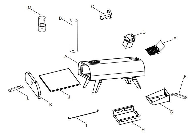 Big Horn SRPG18003 Wood Pellet Pizza Oven User Manual 1