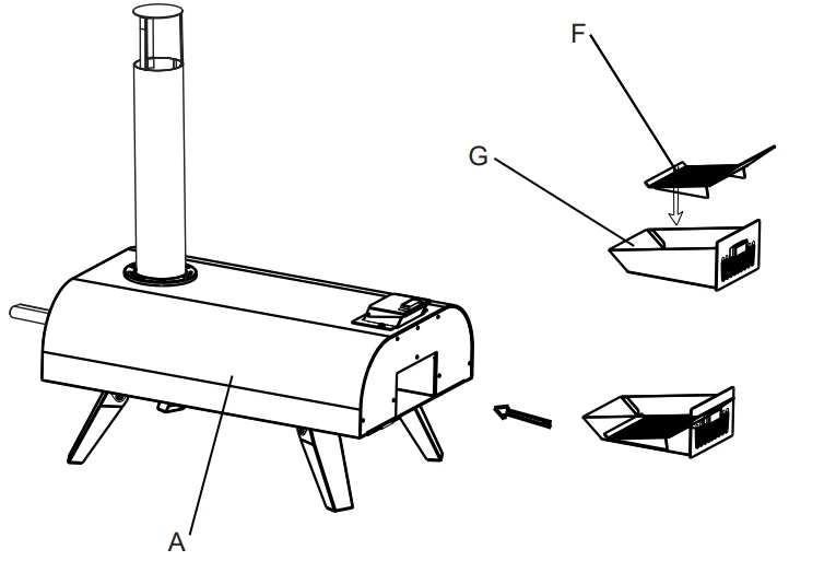Big Horn SRPG18003 Wood Pellet Pizza Oven User Manual 10