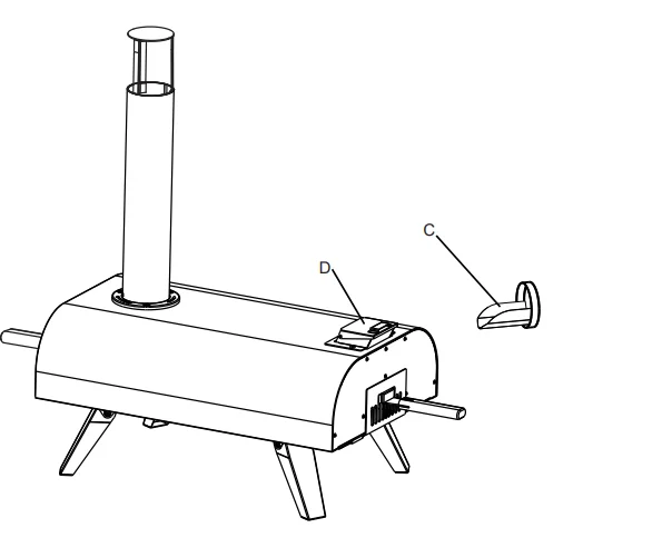 Big Horn SRPG18003 Wood Pellet Pizza Oven User Manual 12
