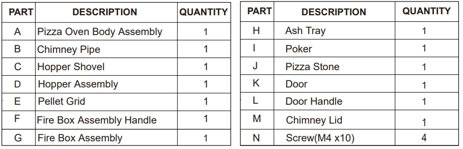 Big Horn SRPG18003 Wood Pellet Pizza Oven User Manual 2