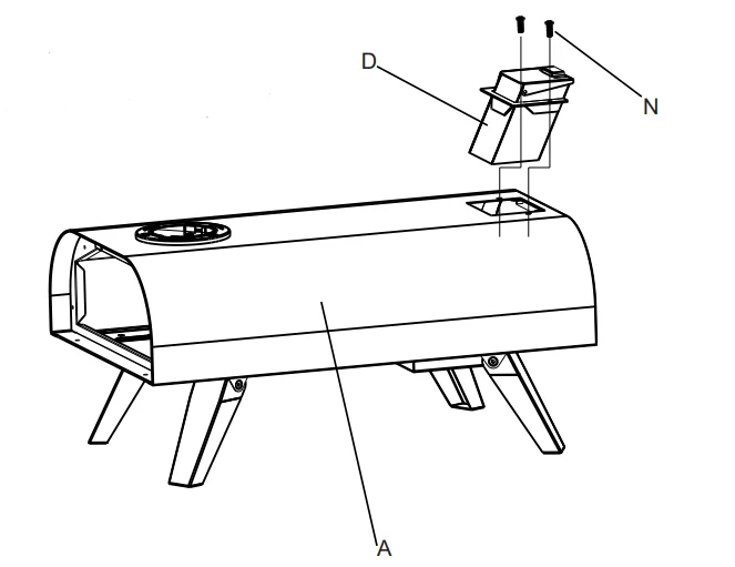 Big Horn SRPG18003 Wood Pellet Pizza Oven User Manual 6