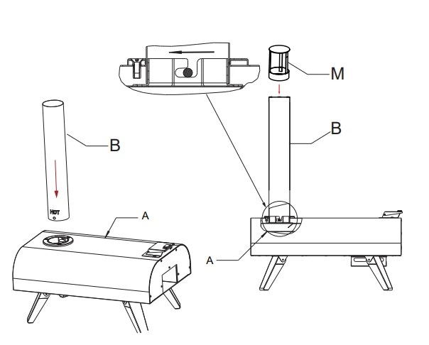 Big Horn SRPG18003 Wood Pellet Pizza Oven User Manual 9