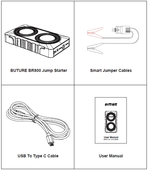 Buture BR800 Car Jump Starter-1