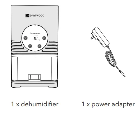Dartwood 1000ml 34oz Mini Dehumidifier User Manual 1
