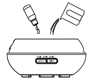 Dartwood 300ml Aromatherapy Humidifier-Diffuser User Manual Dartwood 300ml Aromatherapy Humidifier-Diffuser 5