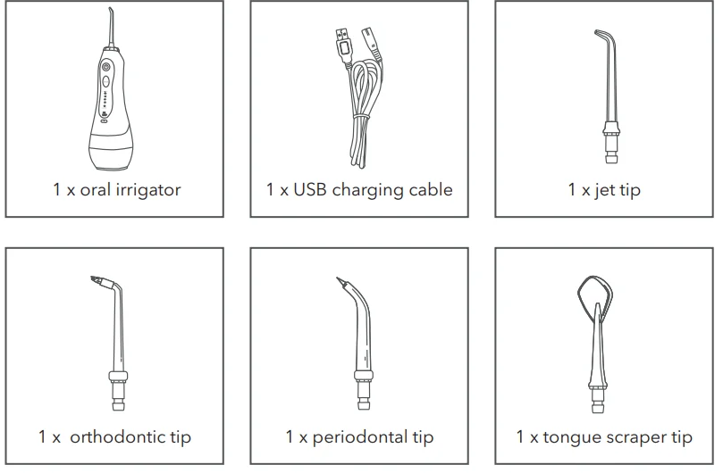 Dartwood Cordless Oral Irrigator User Manual Dartwood Cordless Oral Irrigator 1