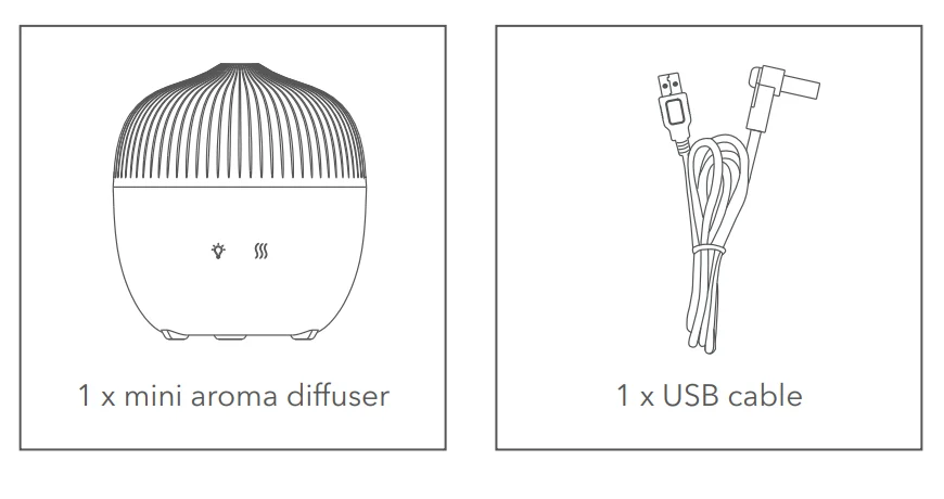 Dartwood Mini Aroma Diffuser User Guide Dartwood Mini Aroma Diffuser User Guide 1