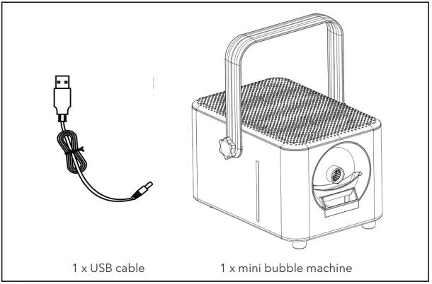 Dartwood Mini Bubble Machine User Guide 1