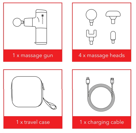 Dartwood Mini Deep Tissue Massager User Manual 1