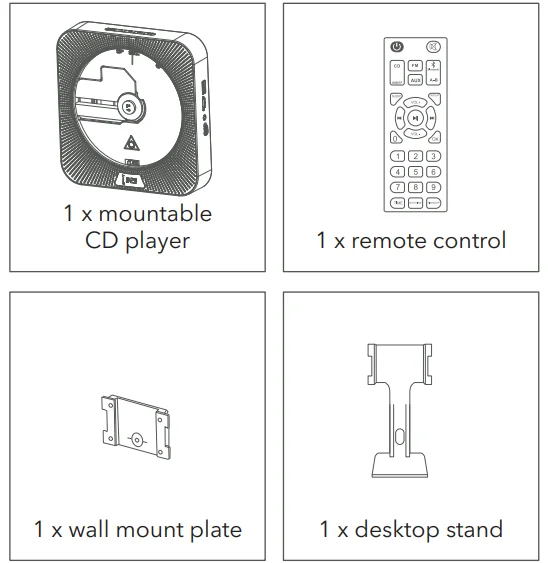 Dartwood Mountable CD Player 1