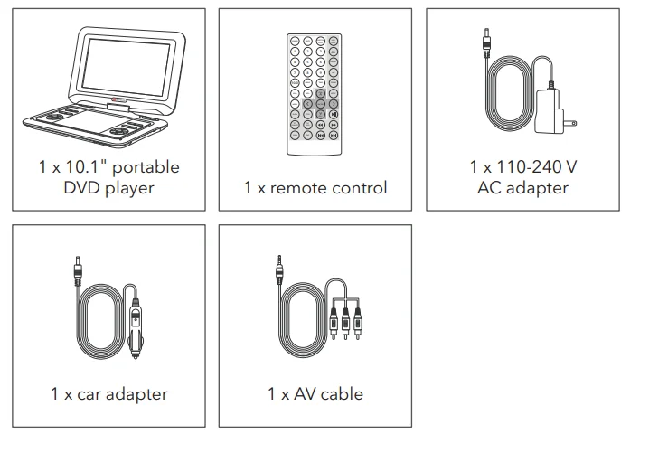 Dartwood Portable DVD Player 1