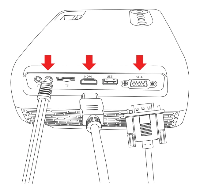 Dartwood Portable Premium Projector-10