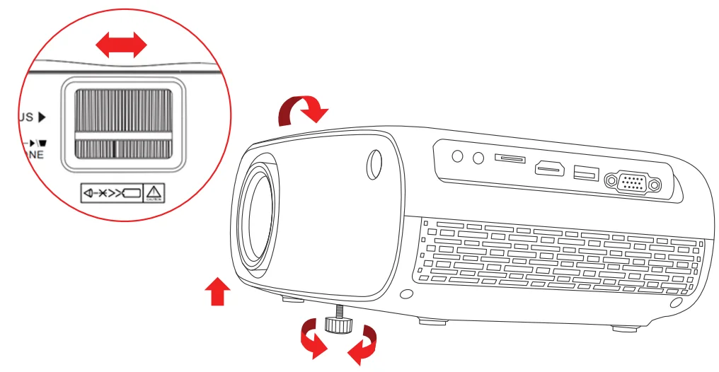 Dartwood Portable Premium Projector-12