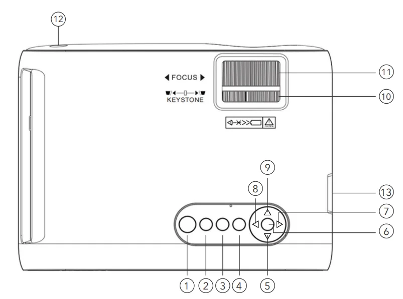 Dartwood Portable Premium Projector-6