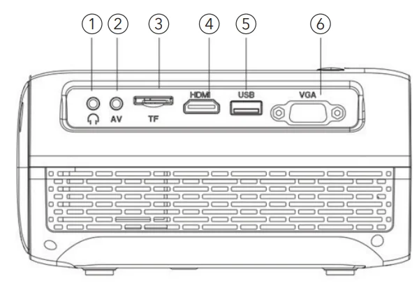 Dartwood Portable Premium Projector-7