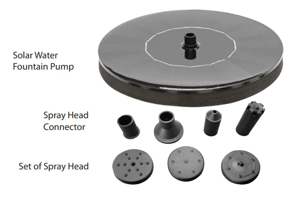 Dartwood Solar Water Fountain-1