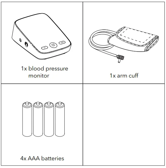 Dartwood Upper Arm Electronic Blood Pressure Monitor Instructions- 1