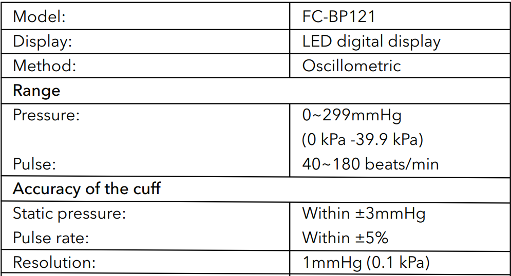 Dartwood Upper Arm Electronic Blood Pressure Monitor Instructions- 37