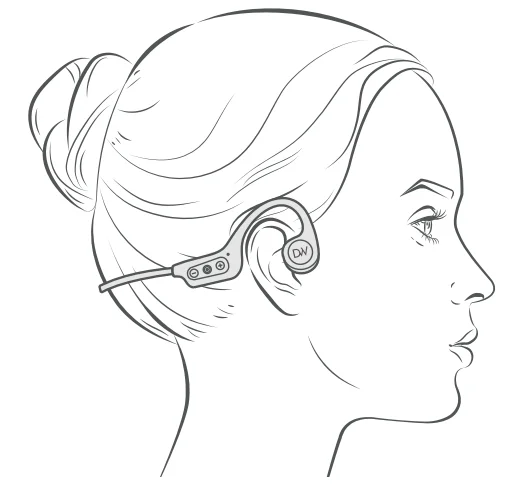 Dartwood Waterproof Bone Conduction Wireless Headphone-3