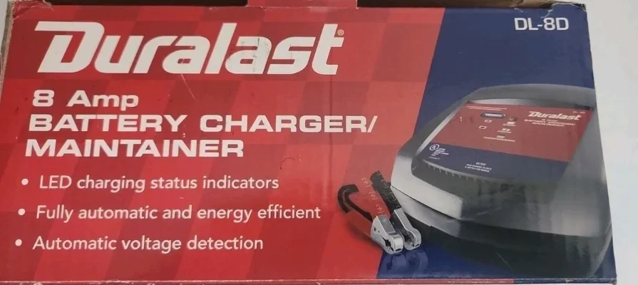 Duralast DL-8D 8 Amps Vehicle Battery Charger User Manual Duralast DL-8D 8 Amps Vehicle Battery Charger-featured