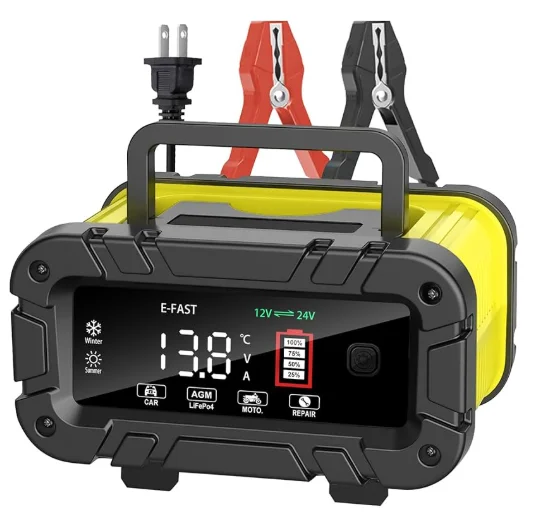 E-FAST 12V Smart Fully Automatic Battery Charger-product