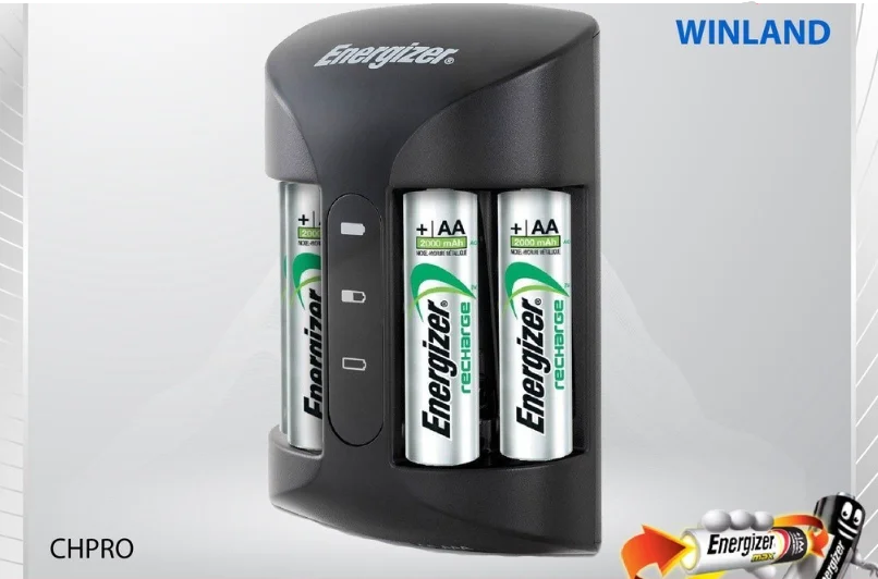 Energizer CHPRO Recharge Pro Battery Charger feat