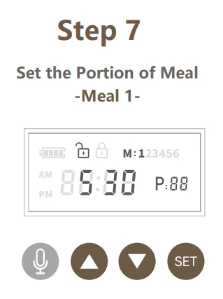 Espelho DU3L-KP Automatic Cat Food Dispenser User Manual Espelho DU3L-KP Automatic Cat Food Dispenser-7