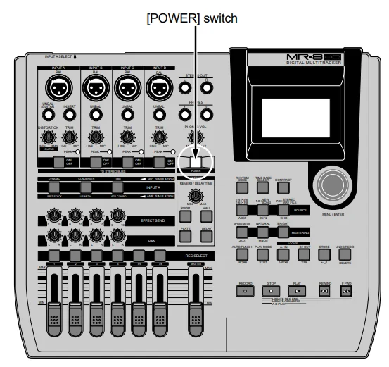 Fostex MR-8HD Digital Multitrack Recorder User Manual Fostex MR-8HD Digital Multitrack Recorder-13