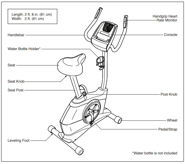 Golds Gym 290C Gym Cycle Trainer User Guide Golds Gym 290C Gym Cycle Trainer-1