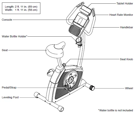 Golds Gym Cycle Trainer 300 Ci Upright Exercise Bike User Manual Golds Gym Cycle Trainer 300 Ci Upright Exercise Bike-1
