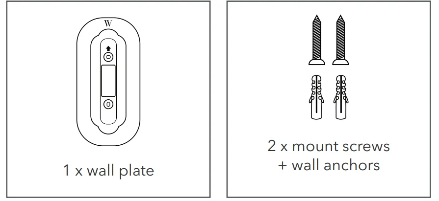 Google Nest Doorbell Wired-Wall Plate User Guide prod 1
