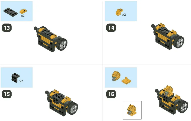 Hasbro 36421 Kre-o Transformers Bumblebee Instructions Hasbro 36421 Kre-o Transformers Bumblebee-31