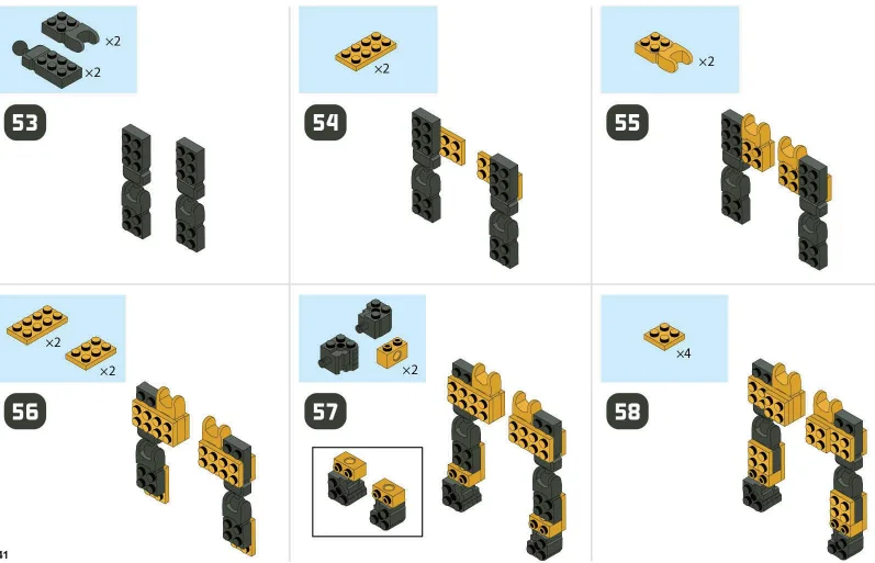 Hasbro 36421 Kre-o Transformers Bumblebee Instructions Hasbro 36421 Kre-o Transformers Bumblebee-41