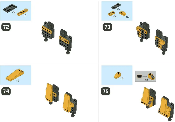 Hasbro 36421 Kre-o Transformers Bumblebee Instructions Hasbro 36421 Kre-o Transformers Bumblebee-45