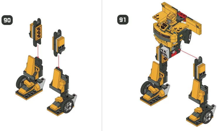 Hasbro 36421 Kre-o Transformers Bumblebee Instructions Hasbro 36421 Kre-o Transformers Bumblebee-50