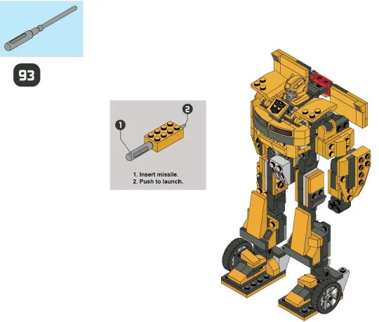 Hasbro 36421 Kre-o Transformers Bumblebee Instructions Hasbro 36421 Kre-o Transformers Bumblebee-51