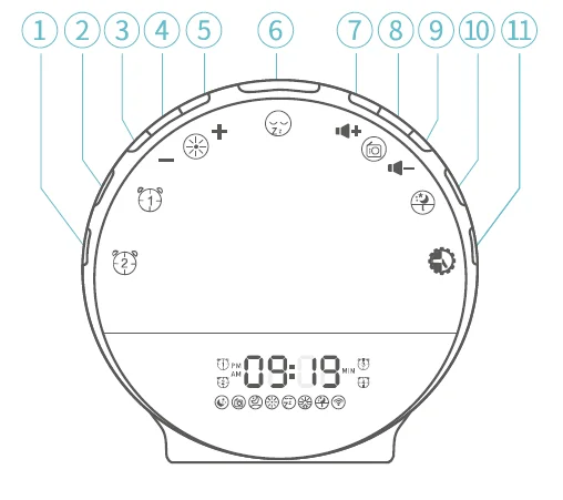 HeimVision Smart Wake-up Light Alarm Clock 1