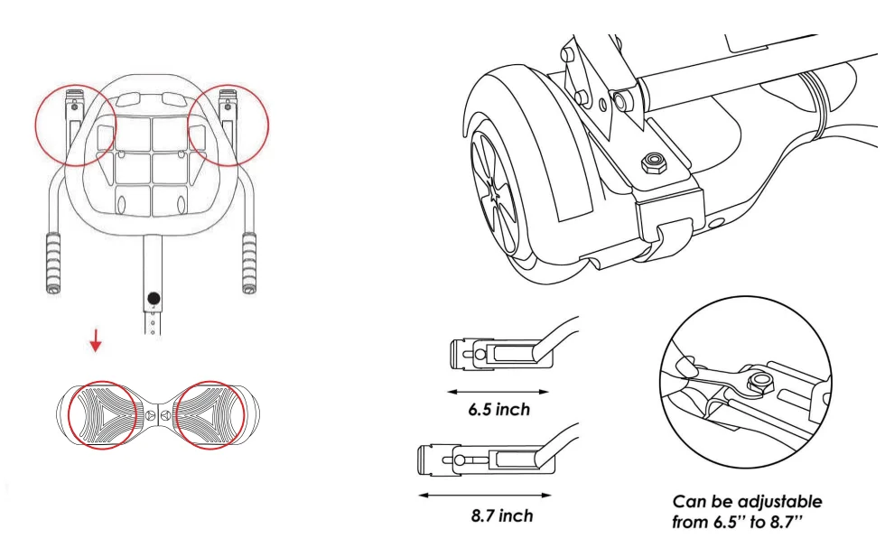Hishine Hoverboard Go Kart Seat Attachment Instructions-2