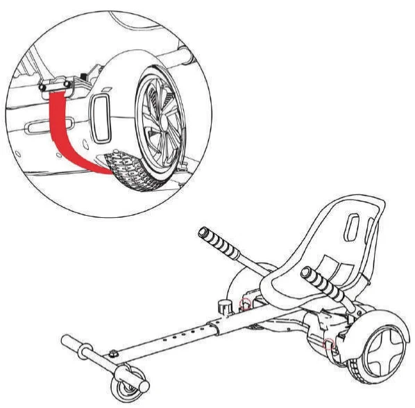 Hishine Hoverboard Go Kart Seat Attachment Instructions-6