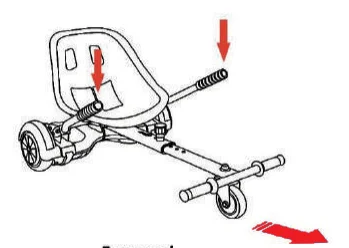 Hishine Hoverboard Go Kart Seat Attachment Instructions-7