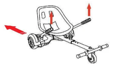 Hishine Hoverboard Go Kart Seat Attachment Instructions-8