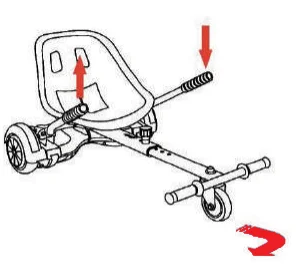 Hishine Hoverboard Go Kart Seat Attachment Instructions-9