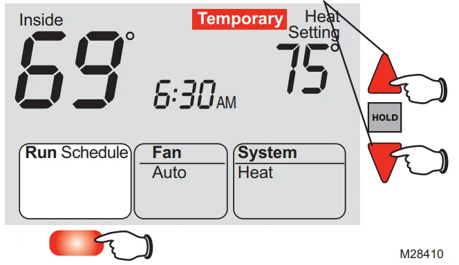 Honeywell RTH6350D1000 Programmable Thermostat-11