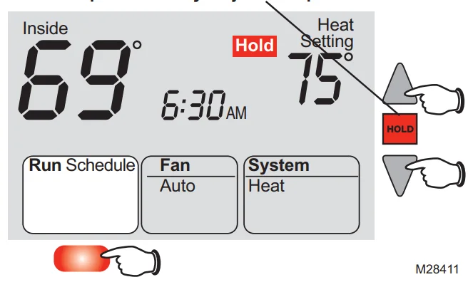 Honeywell RTH6350D1000 Programmable Thermostat-12